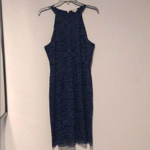 Elegant navy dress